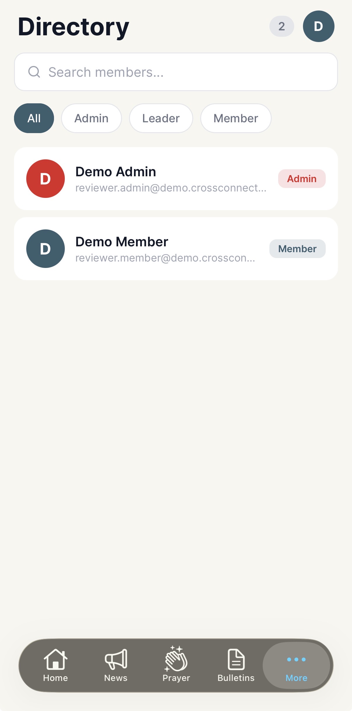 Member Directory