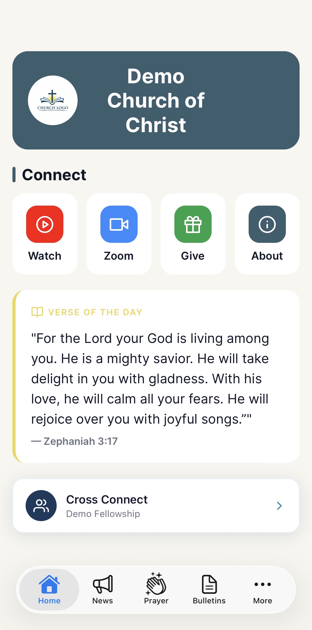 Home Screen