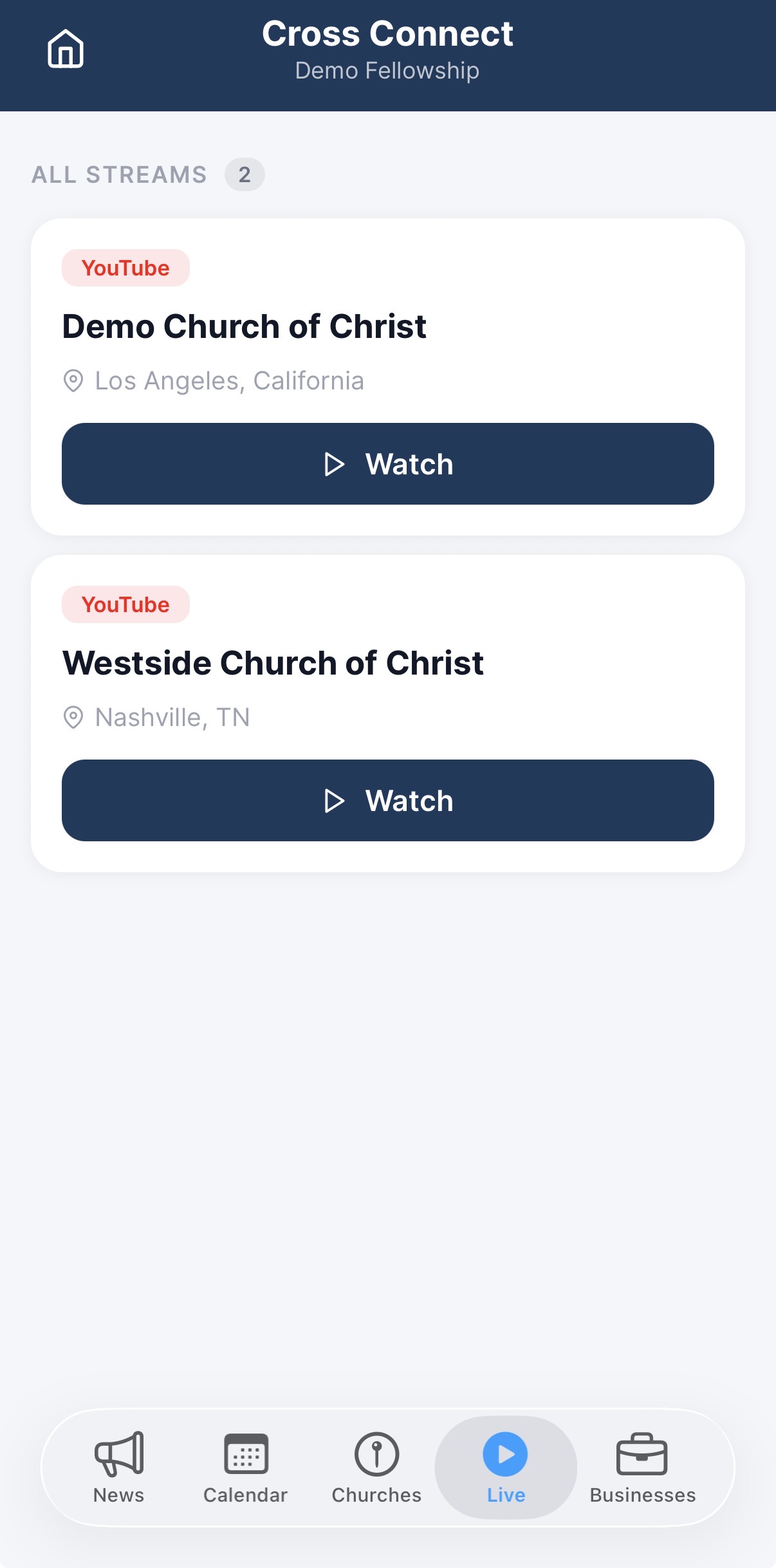 Live Streams